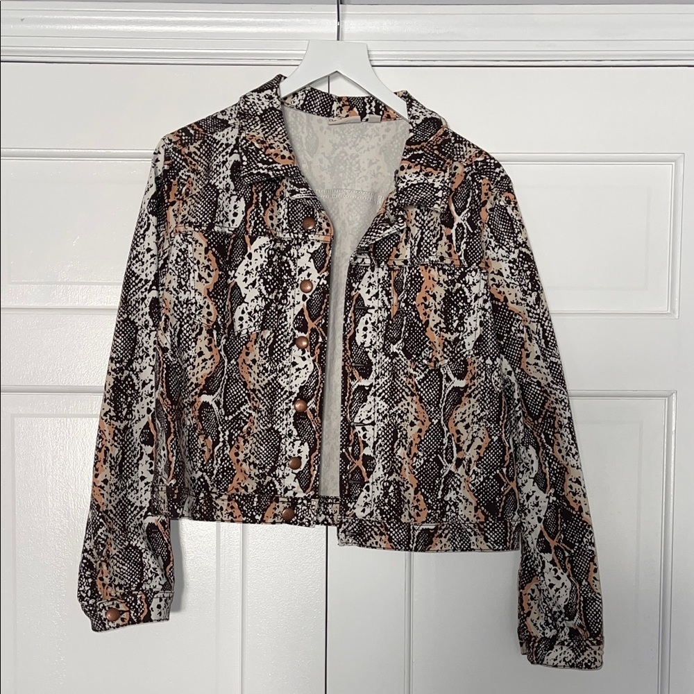 Eva Mendes for New York & Company Snake Print Blazer